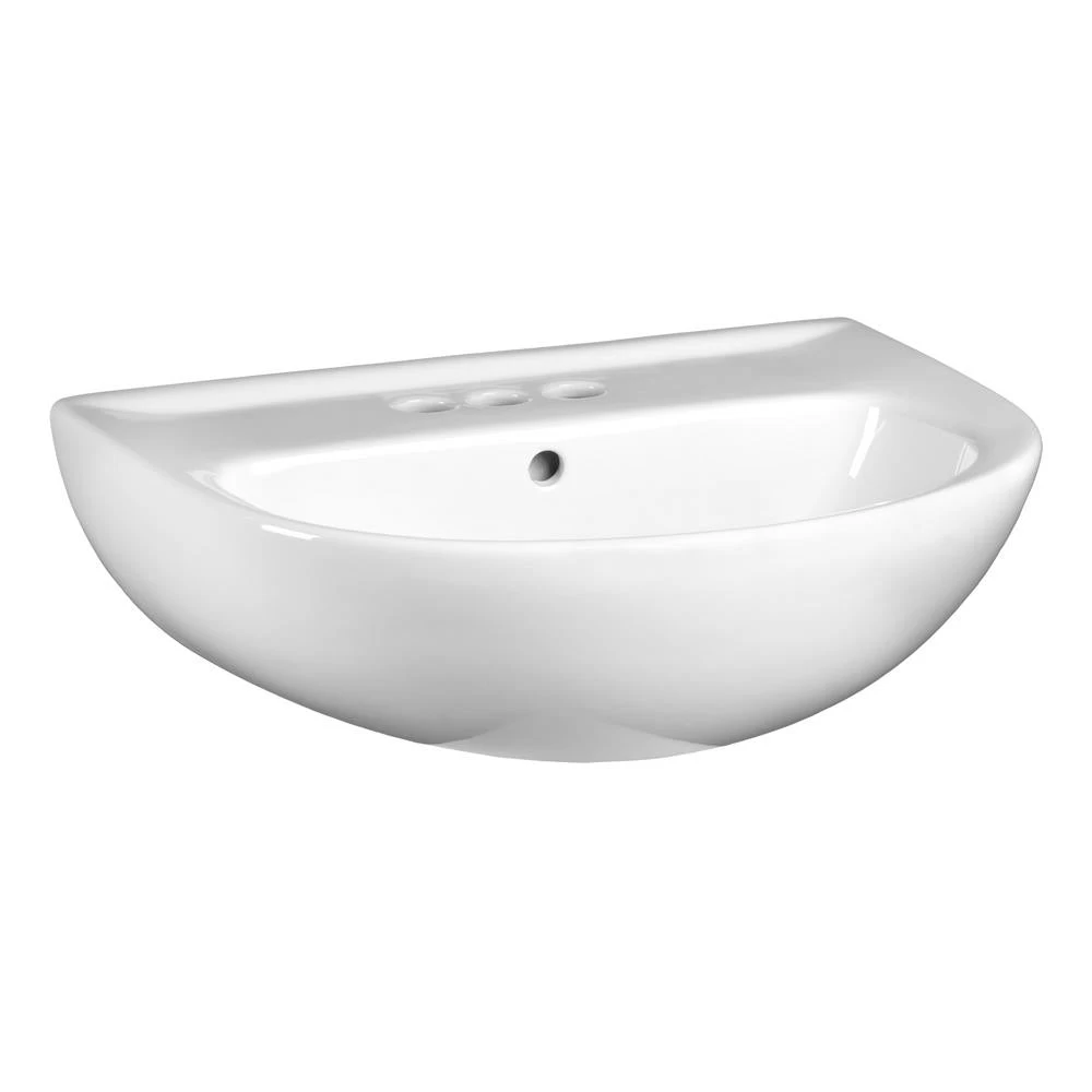 American Standard Evolution Pedestal Combo Bathroom Sink With 4 In. Centers In White 6 American Standard Evolution Pedestal Combo Bathroom Sink With 4 In. Centers In White - Image 4