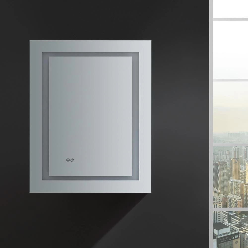 Spazio 24 In. W X 30 In. H Recessed Or Surface Mount Medicine Cabinet With LED Lighting, Mirror Defogger And Right Hinge 12 Spazio 24 In. W X 30 In. H Recessed Or Surface Mount Medicine Cabinet With LED Lighting, Mirror Defogger And Right Hinge - Image 10