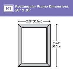 28 In. W X 36 In. H (M1) Framed Rectangular Standard Glass Bathroom Vanity Mirror In Matte White -Master Lock Store 4a3e3407abd7c214da14a30b7f19dbb7 2bb5d0a6 c89b 484e a9d4 3e75badae935 1800x1800