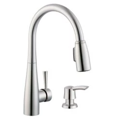 900 Series Single-Handle Pull-Down Sprayer Kitchen Faucet With Soap Dispenser In Stainless Steel 16 900 Series Single-Handle Pull-Down Sprayer Kitchen Faucet With Soap Dispenser In Stainless Steel -Master Lock Store 4ae49a18cf4d16983589e50e37b96261 1800x1800