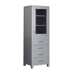 Avanity Modero 24"W X 20"D X 71"H Chilled Gray Linen Cabinet -Master Lock Store 5 11 21 MODERO LT24 CG 1 fce9205f 6df0 4cc2 be7a 3afa58ff19eb 1800x1800