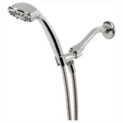 1-Spray 3.3 In. Single Wall Mount Handheld Shower Head In Chrome
