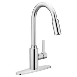 Genta Single-Handle Pull-Down Sprayer Kitchen Faucet With Reflex In Chrome -Master Lock Store 5497ed7aa06e790426702d4094d6314f 1800x1800
