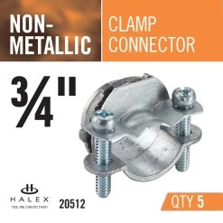 3/4 In. Non-Metallic (NM) Twin-Screw Clamp Connectors (5-Pack) -Master Lock Store 556d3d7946a07b301d4673237b497f28 1800x1800