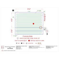 WarmlyYours 251 Ft. Snow Melt Cable System With Automatic Control (Covers 62.7 Sq. Ft) -Master Lock Store 596a56d0475cf94e88bc80265538826e 1800x1800