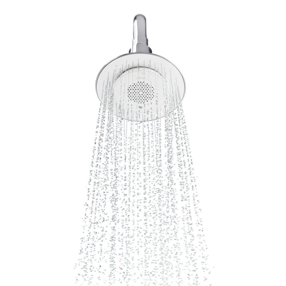 Moxie 1-Spray 5 In. Single Wall Mount Fixed Shower Head In Polished Chrome 14 Moxie 1-Spray 5 In. Single Wall Mount Fixed Shower Head In Polished Chrome - Image 12