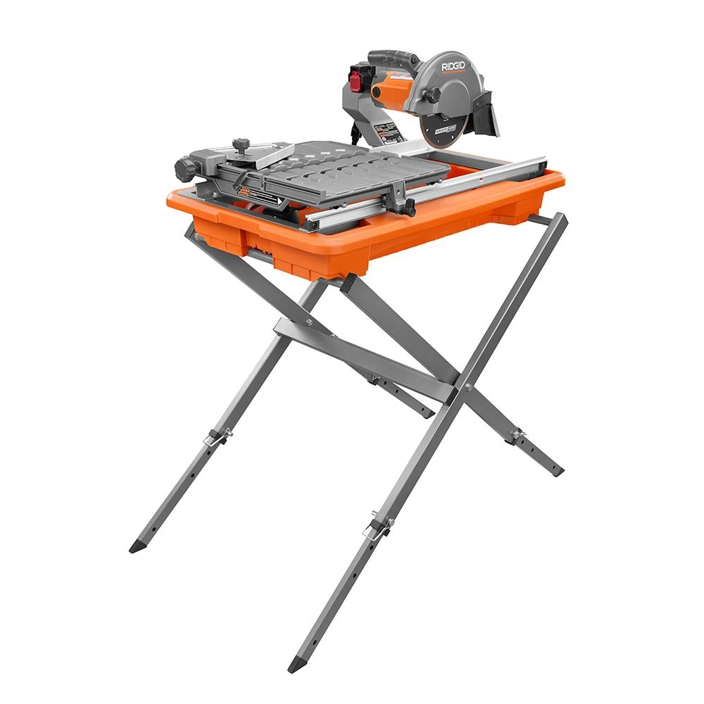 RIDGID 9 Amp Corded 7 In. Wet Tile Saw With Stand 5 RIDGID 9 Amp Corded 7 In. Wet Tile Saw With Stand - Image 3