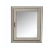 Hazelton 24 In. W X 28 In. H Framed Surface-Mount Bathroom Medicine Cabinet In Antique Grey