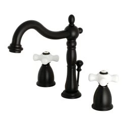Victorian Cross 8 In. Widespread 2-Handle Bathroom Faucet In Matte Black -Master Lock Store 66906b83baa181b4d93b04e4a3208dd3 1800x1800