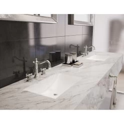 Symmons Carrington Satin Nickel 2-handle Widespread WaterSense Bathroom Sink Faucet -Master Lock Store 671256521368 11090172 1800x1800