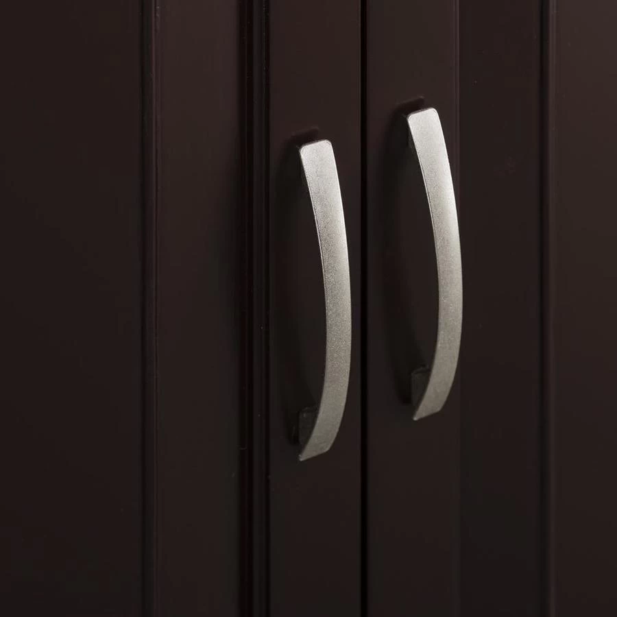 Elegant Home Fashions Alfa 24-in W X 32-in H X 12.5-in D Dark Espresso MDF Freestanding Linen Cabinet 6 Elegant Home Fashions Alfa 24-in W X 32-in H X 12.5-in D Dark Espresso MDF Freestanding Linen Cabinet - Image 4