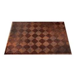 Fasade Easy Installation Miniquattro Moonstone Copper Backsplash Panel For Kitchen And Bathrooms (6" X 6" Sample) -Master Lock Store 70d589c2 1a47 489c 8fee f22b404dd579 1.8c61702e6d57a34f95bb6a9cc2451315 1800x1800