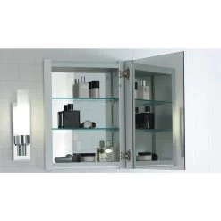 Robern R3 24-in X 26.125-in Rectangle Surface Mirrored Medicine Cabinet -Master Lock Store 723085031584 11212722 1800x1800