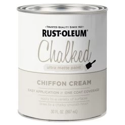 Chiffon Cream, Rust-Oleum Chalked Ultra Matte Paint, 30 Oz.