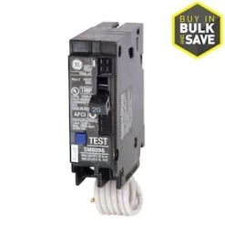 GE Q-Line THQL 20-Amp 1-Pole Combination Arc Fault Circuit Breaker