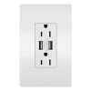 Legrand Radiant White 15-Amp Decorator Tamper Resistant With Wall Plate Residential Usb Outlet -Master Lock Store 785007150674 1800x1800