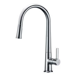 Orbital Single-Handle Pull-Down Sprayer Kitchen Faucet In Polished Chrome