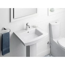 KOHLER Archer 20.4375 In. Vitreous China Pedestal Sink Basin In White With Overflow Drain -Master Lock Store 7f3c5bfe98dd7d67fee228a6a01d9dcf 89c4d128 8261 469d 9111 c4485f1a46e8 1800x1800