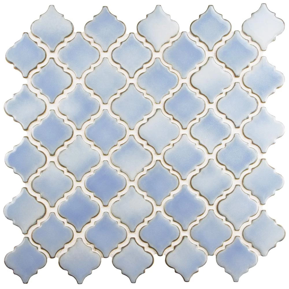 Merola Tile Hudson Tangier Frost Blue 12 In. X 12 In. Porcelain Mosaic Tile (10.96 Sq. Ft. / Case) 10 Merola Tile Hudson Tangier Frost Blue 12 In. X 12 In. Porcelain Mosaic Tile (10.96 Sq. Ft. / Case) - Image 8