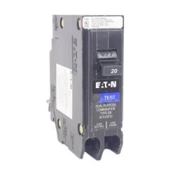 BR 20 Amp 1-Pole Dual Function (Arc Fault/Ground Fault) Plug-On Neutral Circuit Breaker -Master Lock Store 808cfd605235e0475680d02e9194213c 1800x1800