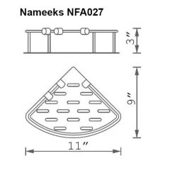 Nameeks Chrome Stainless Steel Bathtub Caddy -Master Lock Store 810018753153 11167428 1800x1800
