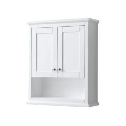 Wyndham Collection Avery 25-in W X 30-in H X 9-in D White Bathroom Wall Cabinet -Master Lock Store 810023761709xl 1800x1800