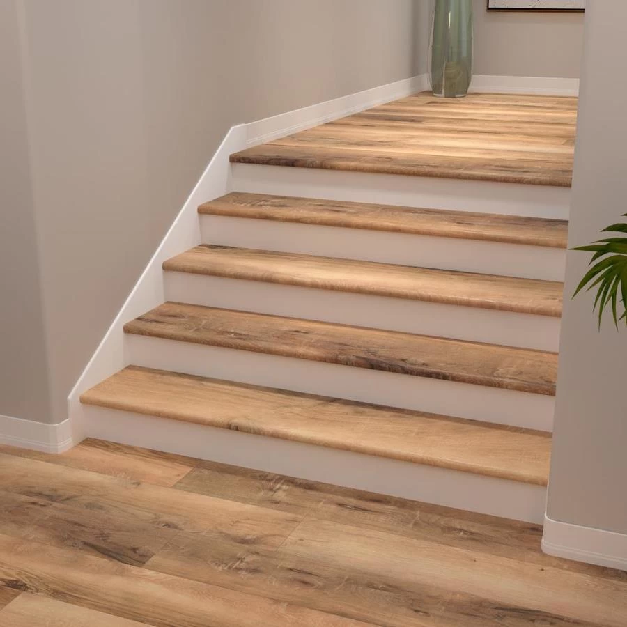 CALI Longboard Vinyl Pro 11.5-in X 48-in North Shore Oak Prefinished Stair Tread 3 CALI Longboard Vinyl Pro 11.5-in X 48-in North Shore Oak Prefinished Stair Tread