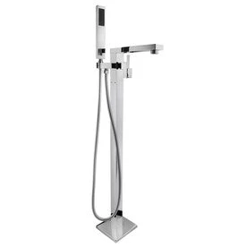 Valspar AKDY 34.85-in Chrome 2-Handle Residential Freestanding Bathtub Faucet With Hand Shower 3 Valspar AKDY 34.85-in Chrome 2-Handle Residential Freestanding Bathtub Faucet With Hand Shower