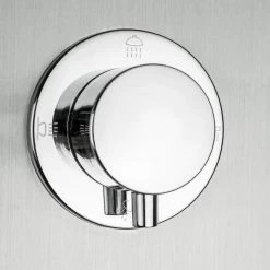 AKDY 39-in Stainless Steel 2-Spray Shower Panel System (Valve Included) -Master Lock Store 810764025344 10486257 1800x1800