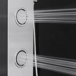 AKDY 39-in Stainless Steel 2-Spray Shower Panel System (Valve Included) -Master Lock Store 810764025344 10486267 1800x1800