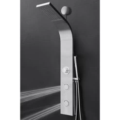 AKDY 39-in Stainless Steel 2-Spray Shower Panel System (Valve Included) -Master Lock Store 810764025344xl 1800x1800