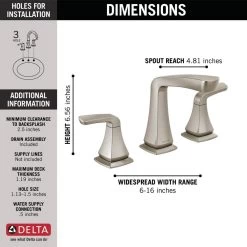 Vesna 8 In. Widespread 2-Handle Bathroom Faucet In SpotShield Brushed Nickel -Master Lock Store 82a30b6198914d4cdb74b9850e37b856 1800x1800