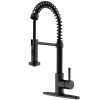 Edison Single-Handle Pull-Down Sprayer Kitchen Faucet With Deck Plate In Matte Black -Master Lock Store 8763988f0e67067a06f4cdb0f7a35eb6 1800x1800