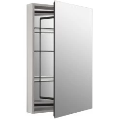 KOHLER Catalan 24.125-in X 36-in Rectangle Surface/Recessed Mirrored Medicine Cabinet -Master Lock Store 885612032881 05087791 1800x1800