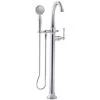 Valspar KOHLER Kelston 1-Handle Freestanding Bathtub Faucet With Hand Shower