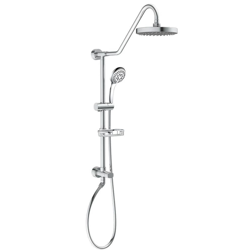 6-spray 8 In. Dual Shower Head And Handheld Shower Head With Low Flow In Brushed Nickel 8 6-spray 8 In. Dual Shower Head And Handheld Shower Head With Low Flow In Brushed Nickel - Image 6
