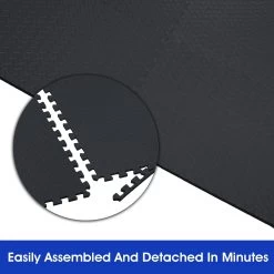 Yes4All Interlocking Foam Mats With Border - Cover 24 SQFT (6 Pcs, Black) -Master Lock Store 939b9fbd df19 4b08 afb8 416d4df84e62 1.4dae1337bd8016d1522b0068ee466dbb 1800x1800