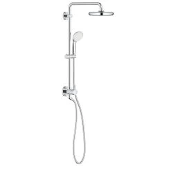 2-spray 8.25 In. Dual Shower Head And Handheld Shower Head In Chrome