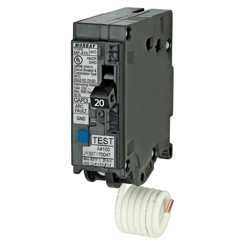 20 Amp 1 In. Single-Pole Combination AFCI Circuit Breaker 3 20 Amp 1 In. Single-Pole Combination AFCI Circuit Breaker