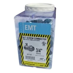 3/4 In. Electrical Metallic Tube (EMT) Set-Screw Connectors (25-Pack) -Master Lock Store 9c31d3fa434ffa847604f161b41ac3a9 1800x1800