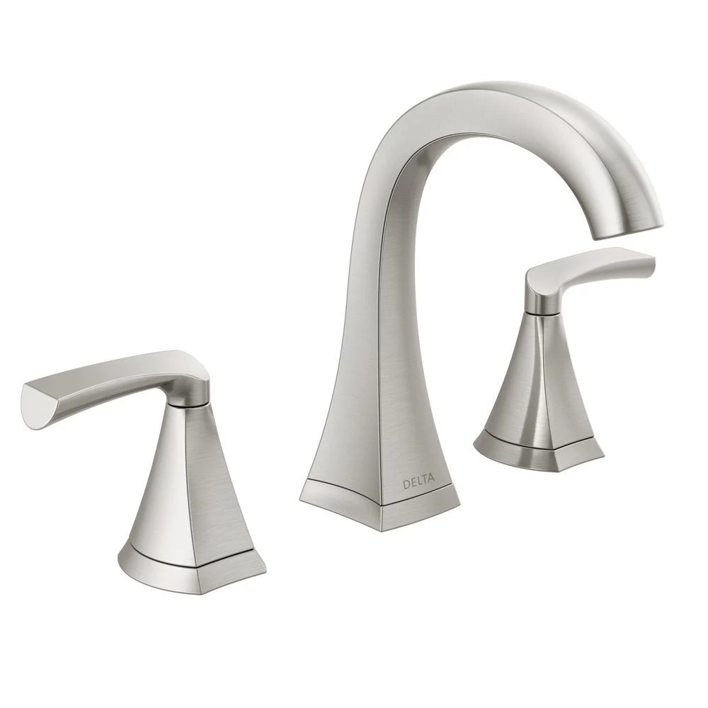 Pierce 8 In. Widespread 2-Handle Bathroom Faucet In SpotShield Brushed Nickel 3 Pierce 8 In. Widespread 2-Handle Bathroom Faucet In SpotShield Brushed Nickel