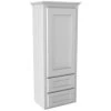 Briarwood Cottage 18"W X 12"D X 48"H Birch Fog Bathroom Wall Cabinet (Hinge Left)
