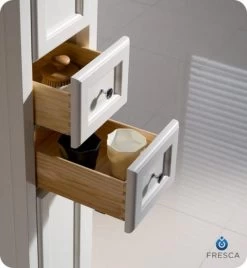 Fresca Oxford 14"W X 16"D X 68"H Antique White Linen Cabinet -Master Lock Store FST2060AW 5 764b3e14 4508 4fdb b48a 8d9b5ec28a5c 1800x1800