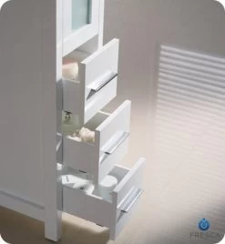 Fresca Torino 12"W X 15"D X 68-1/8"H White Linen Cabinet -Master Lock Store FST6260WH 5 64159730 3286 4180 866e 850f6ccfbe21 1800x1800