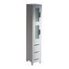 Fresca Torino 12"W X 15"D X 68-1/8"H White Linen Cabinet -Master Lock Store FST6260WH WHITEBACKGROUND 1800x1800