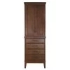Avanity Madison 24"W X 16"D X 71"H Tobacco Linen Cabinet