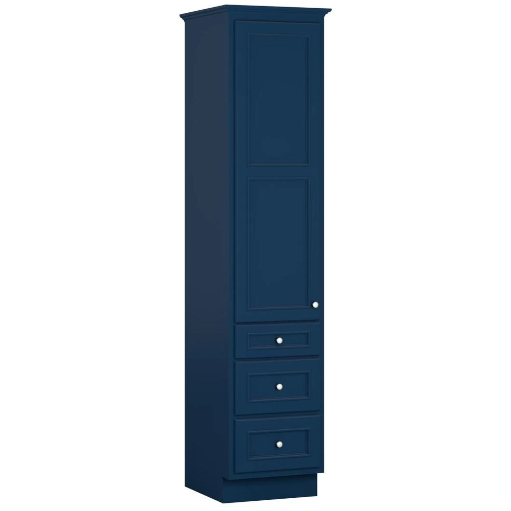 Briarwood Woodland 18"W X 18"D X 84"H Birch Admiral Linen Cabinet (Hinge Left) 3 Briarwood Woodland 18"W X 18"D X 84"H Birch Admiral Linen Cabinet (Hinge Left)