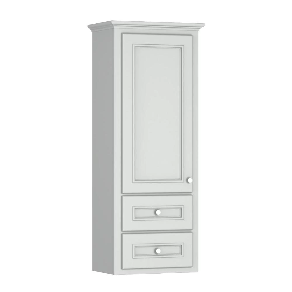 Briarwood Woodland 18"W X 12"D X 48"H Birch Fog Bathroom Wall Cabinet (Hinge Left) 3 Briarwood Woodland 18"W X 12"D X 48"H Birch Fog Bathroom Wall Cabinet (Hinge Left)