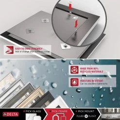 28 In. W X 36 In. H (M1) Framed Rectangular Standard Glass Bathroom Vanity Mirror In Matte White -Master Lock Store a6bfedb7bd0ed2914b82a0214c0f11bf eb0f3c75 8f58 4cec bbad c9ef1bbe6d30 1800x1800