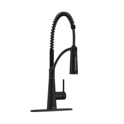 Brenner Commercial Style Single-Handle Pull-Down Sprayer Kitchen Faucet In Oil Rubbed Bronze Finish -Master Lock Store aa958961affc18889e35f679fe039a52 1800x1800